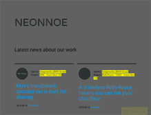 Tablet Screenshot of neonnoe.com